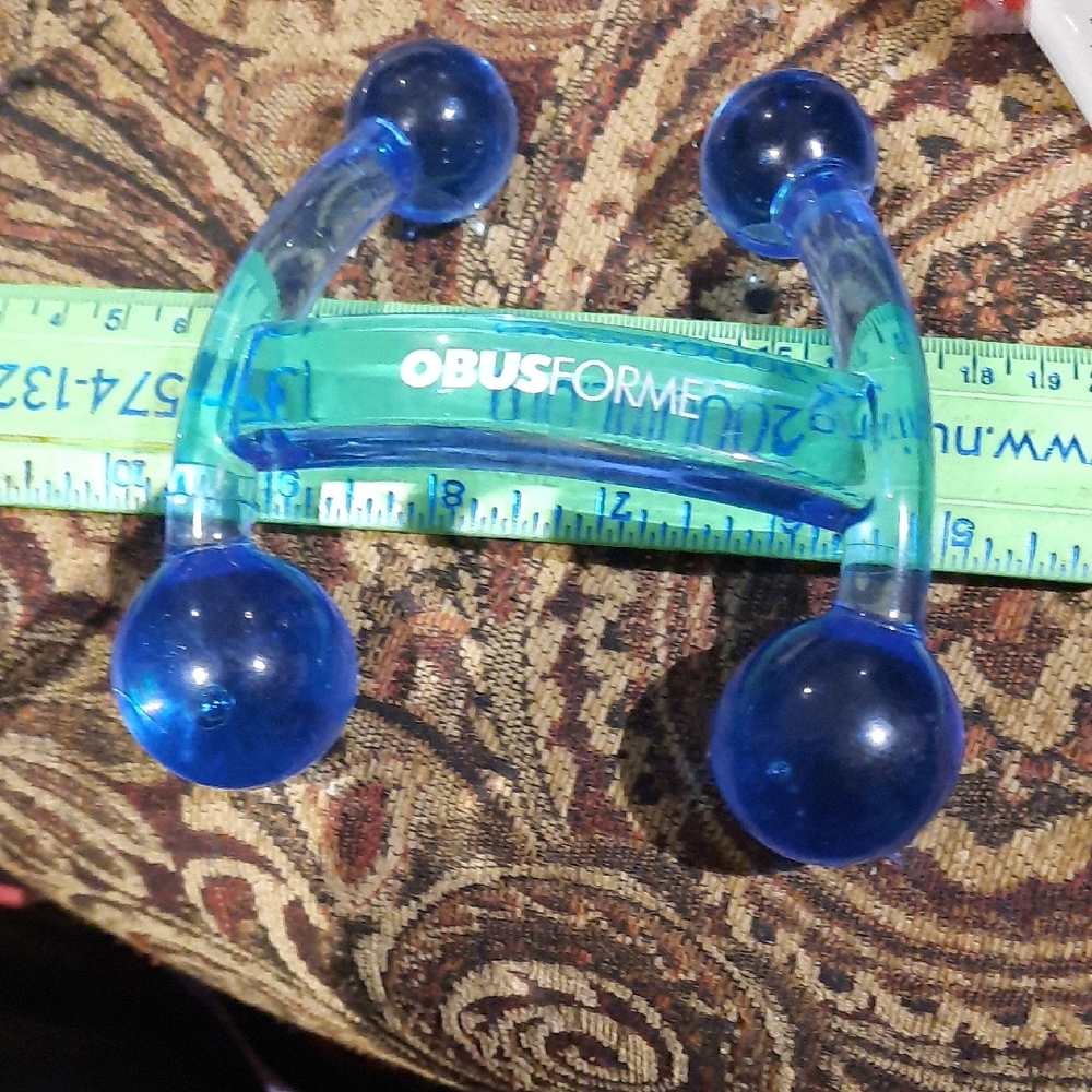 Blue Handheld Massager